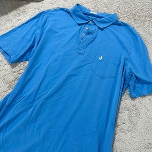Johnnie-o 1XLT blue polo